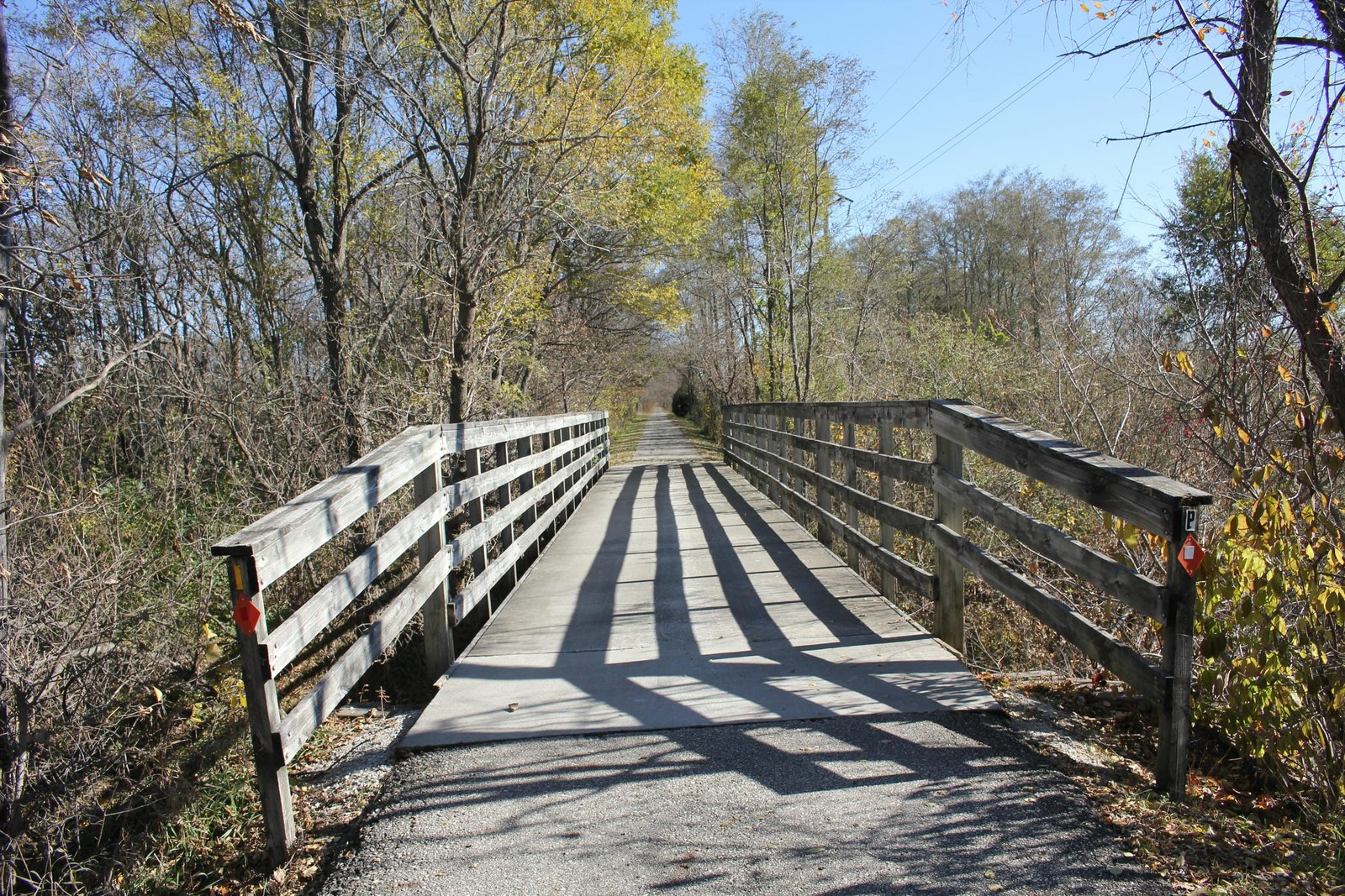 Looking east